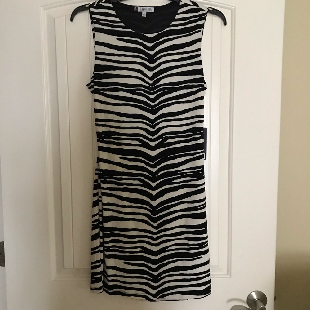 Jennifer Lopez Sleeveless animal print dress NWT